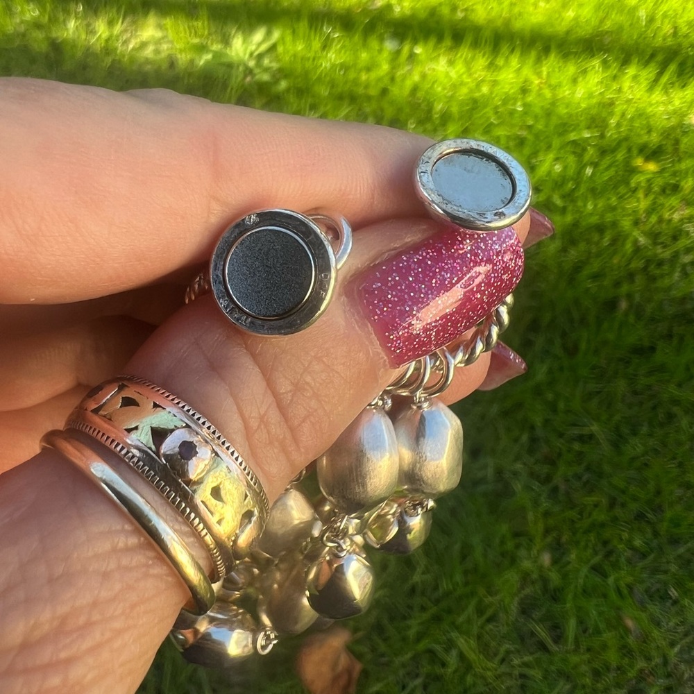 Sterling Silver Italy Satin & High Polish Bead Bracelet W/Magnetic Closure - Picture 14 of 17